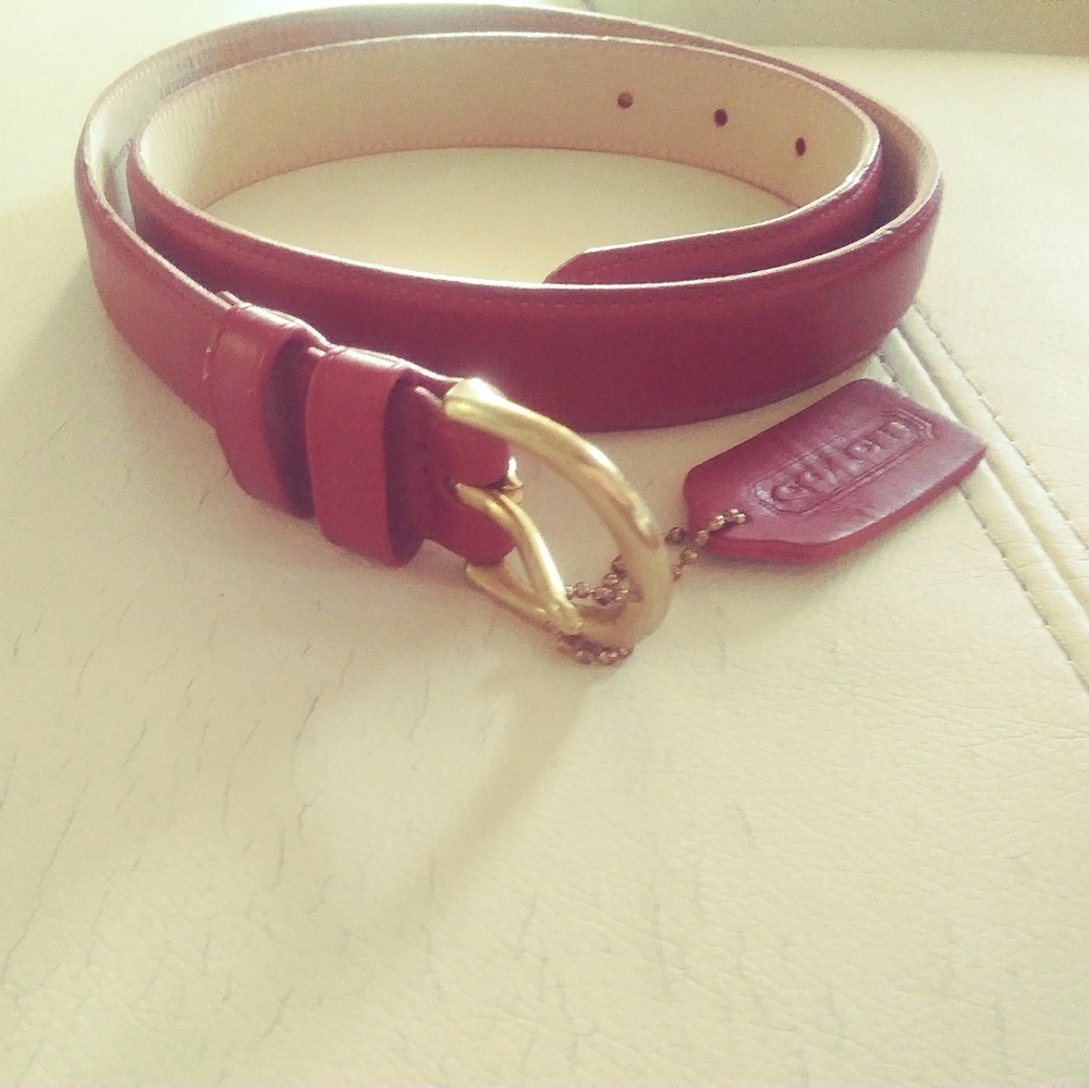 Coach belt